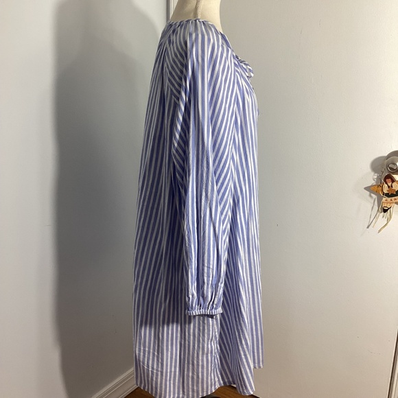 H&M WOMAN SIZE XL RELAXED FIT MINI DRESS TUNIC LONG BALOON SLEEVES - Picture 5 of 12